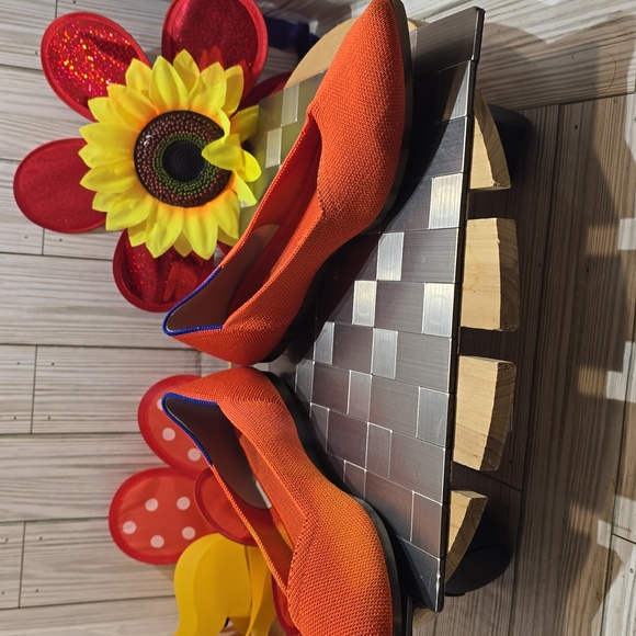 Rothy's Vibrant Orange Flats - Picture 3 of 11